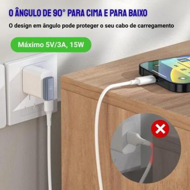 Imagem de Adaptador USB 3.0 de 90 graus fêmea TIPO C para USB macho - Djahpenha