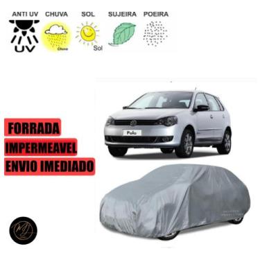 Imagem de Capa para cobrir Carro POLO FORRADA  M - 100% Impermeável e Total Prot