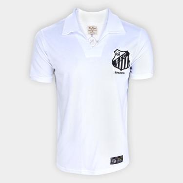 Imagem de Camisa Santos 1963 Bi Mundial Retrômania Masculina-Masculino