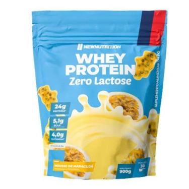 Imagem de Whey Protein Zero Lactose - 900g Refil Mousse de Maracuja - NewNutriti