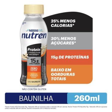 Imagem de Bebida Láctea Nutren Protein 15g de Proteínas Baunilha 260ml Zero - Ne