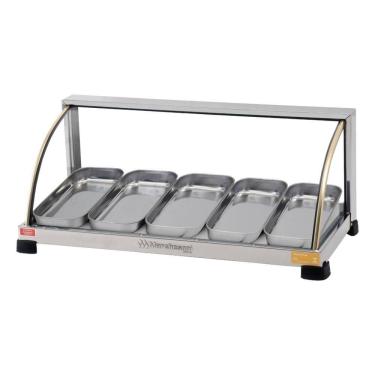 Imagem de Estufa para Salgados 5 Bandejas Marchesoni Linha Ouro Inox 220V - EF.2.052