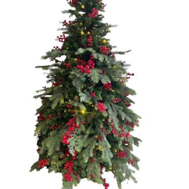 Imagem de Arvore Pinheiro Natalino Rubi Pinhas Berry 1379 Galhos-210cm - Bela Fl