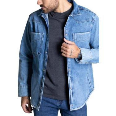 Imagem de Jaqueta Jeans Sawary - 276650 Azul, Azul, G