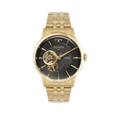Imagem de Relógio Technos Masculino Automático Dourado G3265AU/1P - RELOGIO TECH