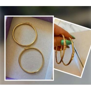 Imagem de Bracelete feminino, kit com dois folheado  - joia e cia