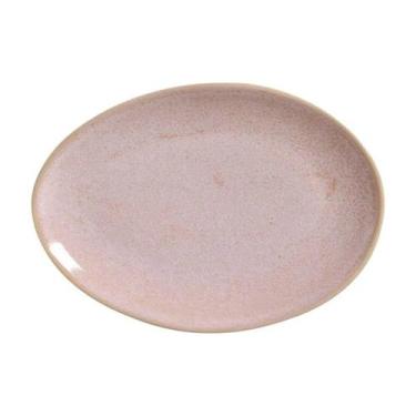 Imagem de Conjunto 4 Pratos Sobremesa Oval Orgânica Litchi Rosa Porto Brasil - P