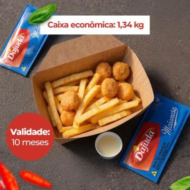 Imagem de Maionese Tradicional D'ajuda em Sachê 1 Caixa Fechada com 192 Unidade 