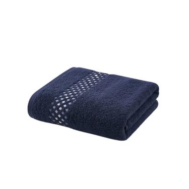 Imagem de Toalha de Rosto Aurora 50cm X 80cm Tecido Misto 440g-m2 Alta Absorção Azul Escuro Döhler
