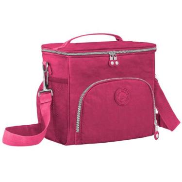 Imagem de Bolsa Lancheira Feminina Refeições Moderna Organizador Viagem Lanches 