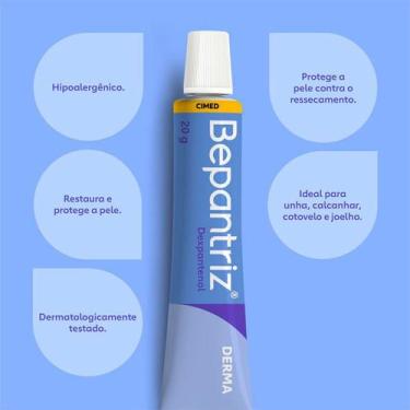 Imagem de Pomada Bepantriz Derma Hidratante Dexpantenol Creme 20g - cimed