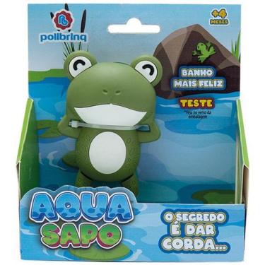 Imagem de Sapinho para Banho Aqua Sapo a Corda Polibrinq AN2009, Verde
