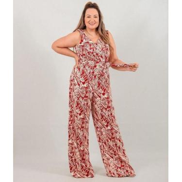 Imagem de Macacão estampado vermelho - Primícia