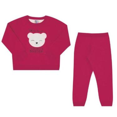 Imagem de Conjunto Moletom Infantil Menina Pulla Bulla Ref. 49626, Pink, 3