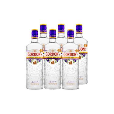Imagem de Combo Gin  Gordon`S  750Ml - 6 Unidades