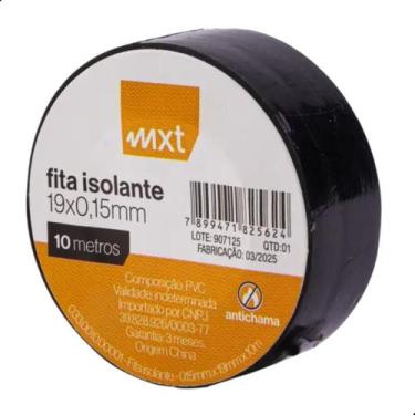 Imagem de Fita Isolante de 10 Metros Preto Mxt