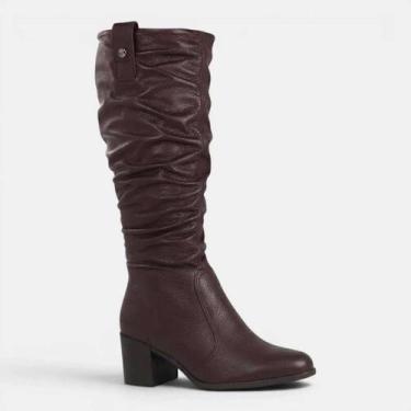 Imagem de Bota Bottero Feminina Montaria Cano Longo - Marrom escuro -, Marrom es