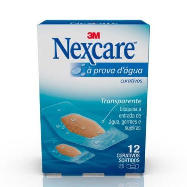 Imagem de Curativos À Prova d'água Sortidos Nexcare 3M com 12 unidades