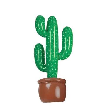 Imagem de Decoração Inflável De Cacto Tropical Havaiano Para Adultos, Acessórios