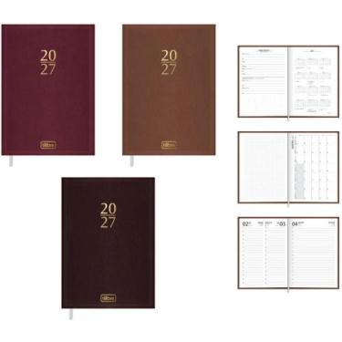 Imagem de Agenda 2024 Torino Cores Costurada 13,5 X 19,2 CM - 176 Folhas (pacote