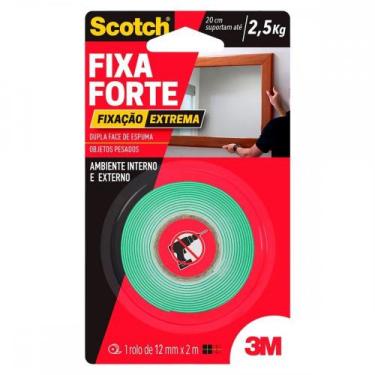 Imagem de Fita Dupla Face 3M Fixa Forte Extrema Ambiente Interno/Externo 12Mm X 