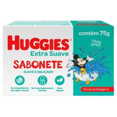 Imagem de Sabonete bebê huggies extra suave base vegetal 75g
