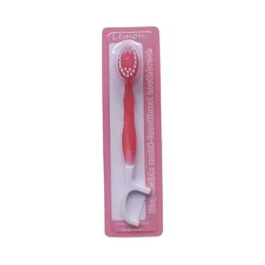 Imagem de Escova De Dentes Descartável Portátil 5 Em 1 Para Adultos Com Fio Dent