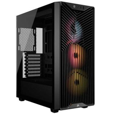 Imagem de Gabinete Gamer Corsair 3200D RS ARGB, Mid Tower, Vidro Temperado, ATX,