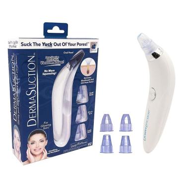 Imagem de Aparelho para Limpeza Facial Dermasuction Remoção de Cravos e Espinhas 2 Níveis de Sucção Ajustáveis Draik