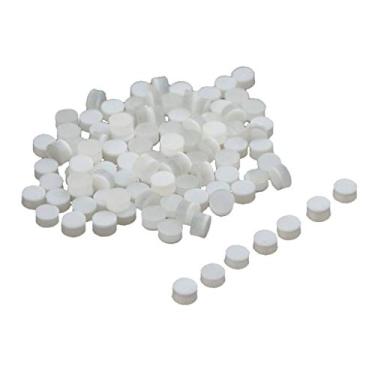 Imagem de F Fityle Criador de ukulele banjo de 6 mm com pontos embutidos em acrílico (pacote com 50) - Branco