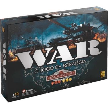 Jogo War 2 Tabuleiro Estratégia com Batalhas Aéreas - Grow - Shop