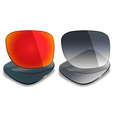 Imagem de 2 pares de lentes polarizadas de substituição da Mryok para óculos de sol Oakley Plaintiff Squared – Opções