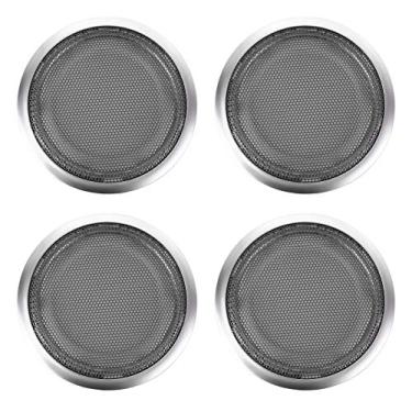 Imagem de Tbest Capa de Moldura de Alto-Falante de Porta, Adequado para Série 3/4 GT F30/F31/F34 2013-2019, Prata e Preto, Esportivo