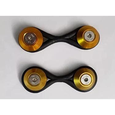 Imagem de Anilha de Parachoque Trava Decorativo Amarela TDP11