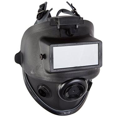 Imagem de North by Honeywell 5400 facepiece completo com acessório de soldagem, elastomérico, com faixa de cabeça de quatro faixas, conectores de cartucho duplo para série N. Tamanho pequeno. (54001SW)