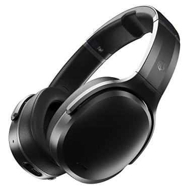 Imagem de Skullcandy Crusher ANC Fones de ouvido sem fio com cancelamento de ruído com graves sensoriais, bateria 24 horas, microfone, funciona com dispositivos Bluetooth – Preto