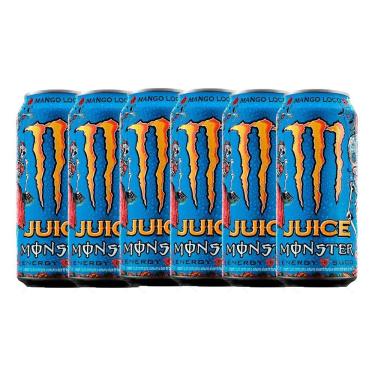 Imagem de Kit 6 Energético Monster Energy Juice Mango Loco 473ml