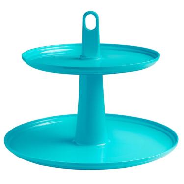 Imagem de Pedestal 2 Andares Ideal Para Doces E Cupcakes 32,5X26cm, cor Verde, Cake - Brinox