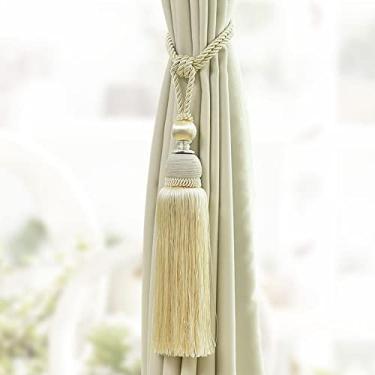 Imagem de Suportes de cortina Simples corda de cortina de cortina de bola pendurada gancho de parede gancho de parede fivela de cortina europeia, T10,4 pcs