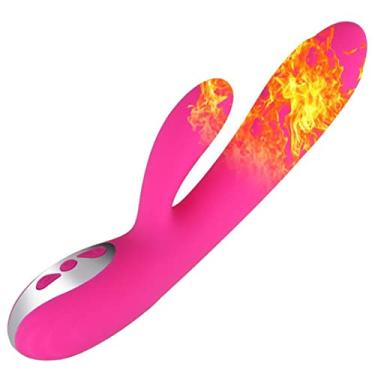 Imagem de Vibrador Feminino Aquecimento Coelho 12 velocidades Estimulador Sexual Ponto G & Clitóris Zatla