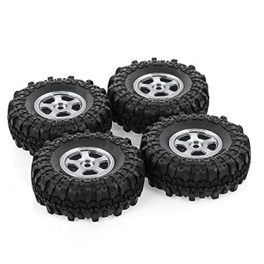Imagem de 1/24 RC Crawler Wheels Beadlock Micro Soft Tires for Axial (SCX24 AXI00002 SCX24 AXI00001 SCX24 AXI90081)
