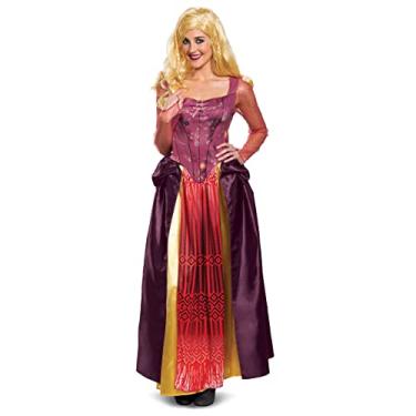 Imagem de Disguise Fantasia de Sarah de luxo Hocus Pocus para adultos, Sarah, Women's Size Plus (18-20)