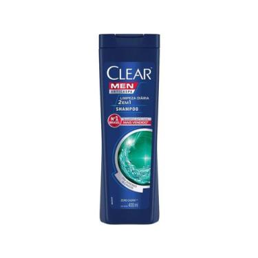 Imagem de Shampoo Anticaspa Clear Men Limpeza Diária 2 Em 1 - 400ml