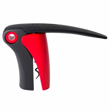Imagem de Saca Rolhas Abridor de Vinho Alavanca Gaia Lm150 Vermelho Le Creuset