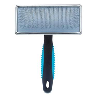 Imagem de Rasqueadeira Clássica Reta Média Azul Propetz Propetz para Cães, Médio, Azul