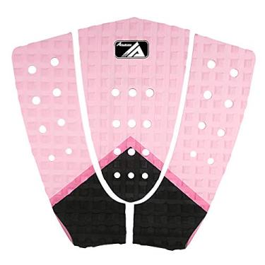 Imagem de Almofada de tração de EVA para prancha de surf de 3 peças com adesivo profissional 3M / aplica todas as pranchas - pranchas de surf, shortboards, longboards, skimboards/várias opções de cores (rosa