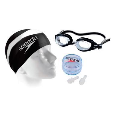 Imagem de Speedo Kit Swim Jr Slc, Oculos Adulto
