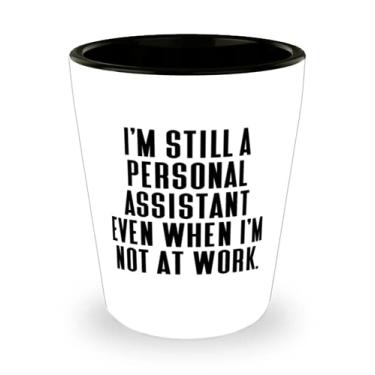 Imagem de Presente de assistente pessoal para colegas, I'm Still a Personal, Brilliant Personal assistant copo de cerâmica da Coworkers