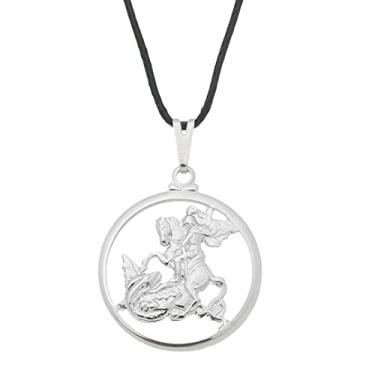 Imagem de Colar São Jorge 20mm - Sunshine Cristais Cor:Prata