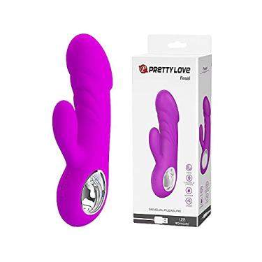 Imagem de Vibrador Ponto G com Relevos em Ondas e 7 Modos de Pulsação e 5 Intensidades de Vibração – PRETTY LOVE Carina – Sexshop